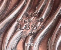 1865 Gorham Mark Sterling Napkin Wide Swirl Dec 25