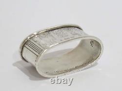 2.5 in Sterling Silver Kerr & Co. Antique Fairy Tale Characters Baby Napkin Ring