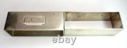 2 Vtg Art Deco Rectangle Rectangular B&m Sterling Silver Napkin Rings