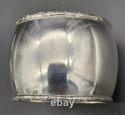 800 Sterling Silver Napkin Ring Name Engraved HANS German