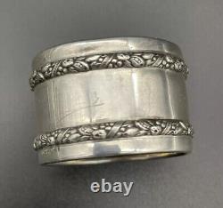 800 Sterling Silver Napkin Ring Name Engraved MARIANNE German