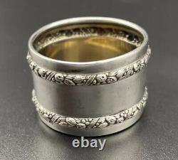 800 Sterling Silver Napkin Ring Name Engraved MARIANNE German