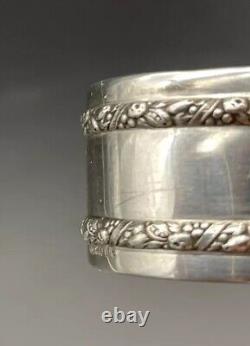 800 Sterling Silver Napkin Ring Name Engraved MARIANNE German