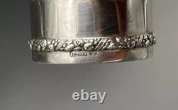 800 Sterling Silver Napkin Ring Name Engraved MARIANNE German