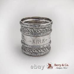 Aesthetic Palmette Arabesque Napkin Ring Gorham Sterling Silver 1884