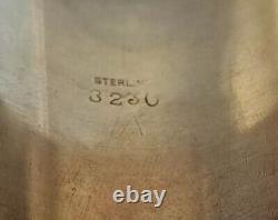 Antique ART NOUVEAU Sterling Silver Heavy FLORAL Handmade Napkin RIng 2 95 gram