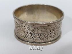 Antique English Sterling Silver Napkin Ring Collection