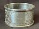 Antique English Sterling Silver Napkin Ring José Name Engraving, Dated 1915