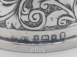 Antique English Sterling Silver Napkin Ring Nell name engraving, dated 1934