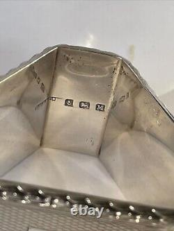 Antique English Sterling Silver Napkin Ring R initial engraving, dated 1936