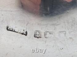 Antique English Sterling Silver Napkin Ring Ray name engraving, dated 1921