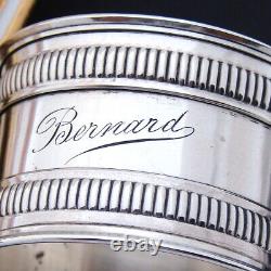 Antique French. 800 (nearly sterling) Silver 2 1/8 Napkin Ring, Bernard
