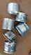 Antique French Sterling Silver Lot Of 6 Napkin Rings Hallmarked 19th Century