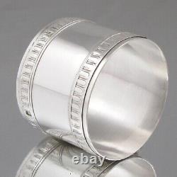 Antique French Sterling Silver Napkin Ring, Neoclassic, Ernest Combeau 1914-1924