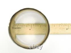 Antique Gorham 925 Sterling Silver Etched Fern Leaf Napkin Ring 1505 N