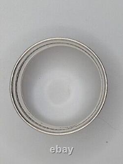 Antique Gorham Sterling Silver Napkin Ring Jessica name engraving, dated 1910