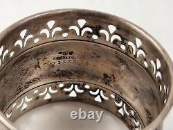 Antique Gorham Sterling Silver Reticulated Napkin Ring Helen name engraving