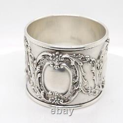 Antique Heavy Edwardian Simons Brothers Sterling Silver Napkin Ring