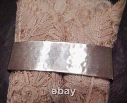 Antique Sterling Silver Napkin Ring Lot/3 Hallmarked Engraved 79.1g NOT Scrap