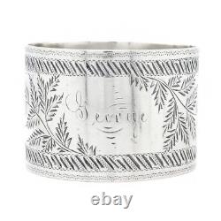 Antique Sterling Silver Napkin Ring engraved George