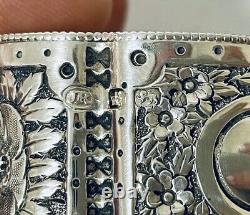 Antique Victorian Solid Sterling Silver Presentation Christening Napkin Ring