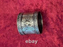 Antique Wood & Hughes Sterling Silver Napkin Ring W&H 192