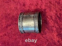 Antique Wood & Hughes Sterling Silver Napkin Ring W&H 192