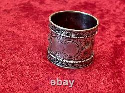 Antique Wood & Hughes Sterling Silver Napkin Ring W&H 192