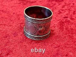 Antique Wood & Hughes Sterling Silver Napkin Ring W&H 192