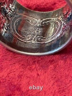 Antique Wood & Hughes Sterling Silver Napkin Ring W&H 192