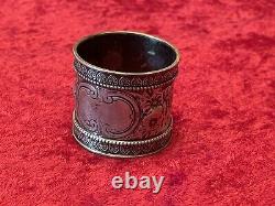 Antique Wood & Hughes Sterling Silver Napkin Ring W&H 192