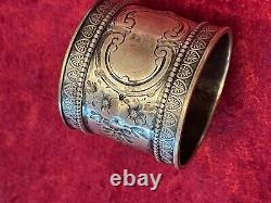 Antique Wood & Hughes Sterling Silver Napkin Ring W&H 192