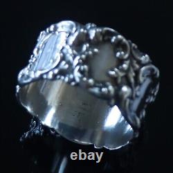 Art Nouveau Sterling Silver Frank Whiting Baroque Scroll Napkin Ring