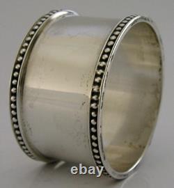 Asprey Sterling Silver Napkin Ring London 1994