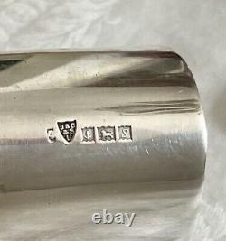 BIRMINGHAM English Oval Very Heavy Antique Vintage Sterling Silver Napkin Ring