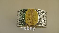 Beautiful Antique George Shiebler Montezuma Sterling Silver Napkin Ring