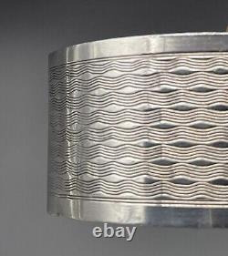 Birmingham English Sterling Silver Napkin Ring Name Engraved David