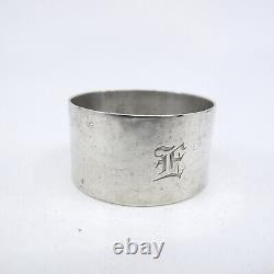 CARL POUL PETERSEN Sterling Silver Hammered Napkin Ring Handwrought Hand Made