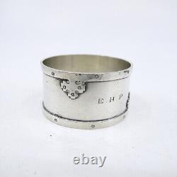 CARMEL by WALLACE Sterling Silver Arts & Crafts Napkin Ring E. H. P. 374
