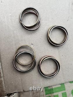 Cartier MULTIRING Napkin Rings. Set of 4 Proof Of Receipt Included HJX26