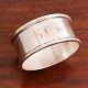Cartier Sterling Silver Napkin Ring Simple Refined 20thc Monogram Scw