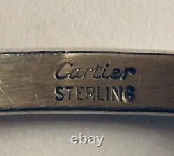 Cartier Trinity Sterling Napkin Rings. Set of 4