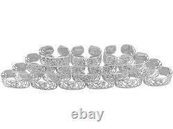 Contemporary Sterling Silver Napkin Rings (2000)