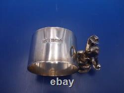 English sterling figural napkin ring by Period Jewellery Mfg