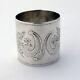 Engraved Napkin Ring Sterling Silver Acid Etched Mono M