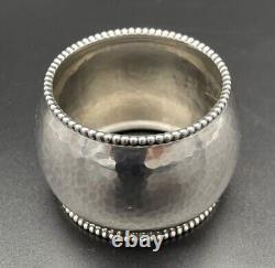 Evald Nielsen Danish Mid-Century Modern Sterling Silver Napkin Ring