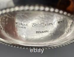 Evald Nielsen Danish Mid-Century Modern Sterling Silver Napkin Ring