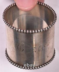 Extra Wide Gorham 3103 B Sterling Napkin Ring 1907 Grace
