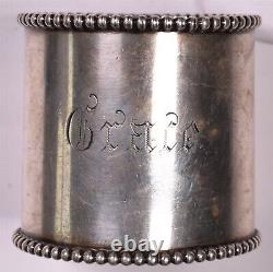 Extra Wide Gorham 3103 B Sterling Napkin Ring 1907 Grace
