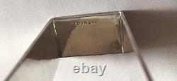 Fab Rectangular sterling silver Napkin Ring Serviette Holder by G H French